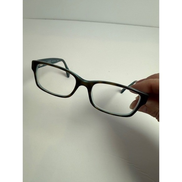 Coach HC 6040 Brooklyn Eyeglasses Dark Tortoise Teal Rectangular Frames 5116 - Picture 7 of 7